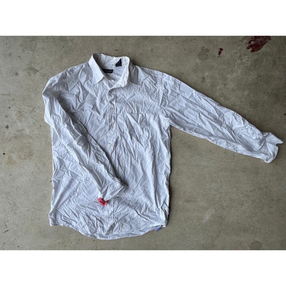 Lands’ End White Dress Shirt
